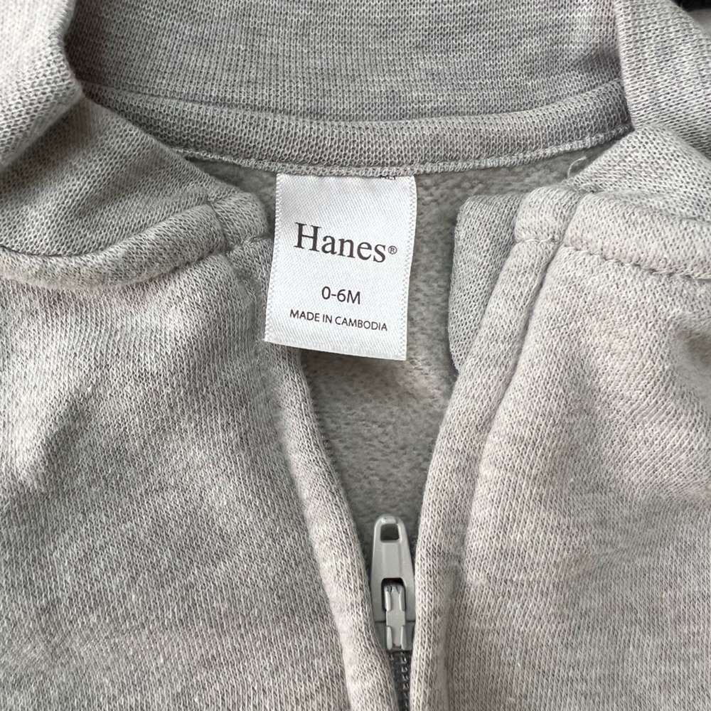Hanes Infant Zipup Cardigan Jackets - Picture 5 of 5